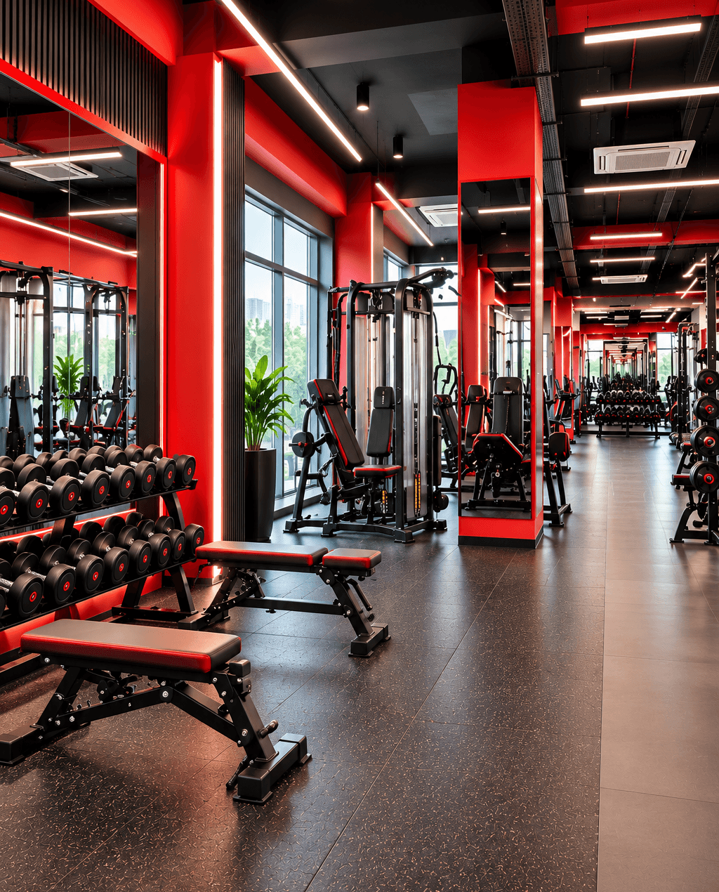 Modern Dream Fitness gym interior